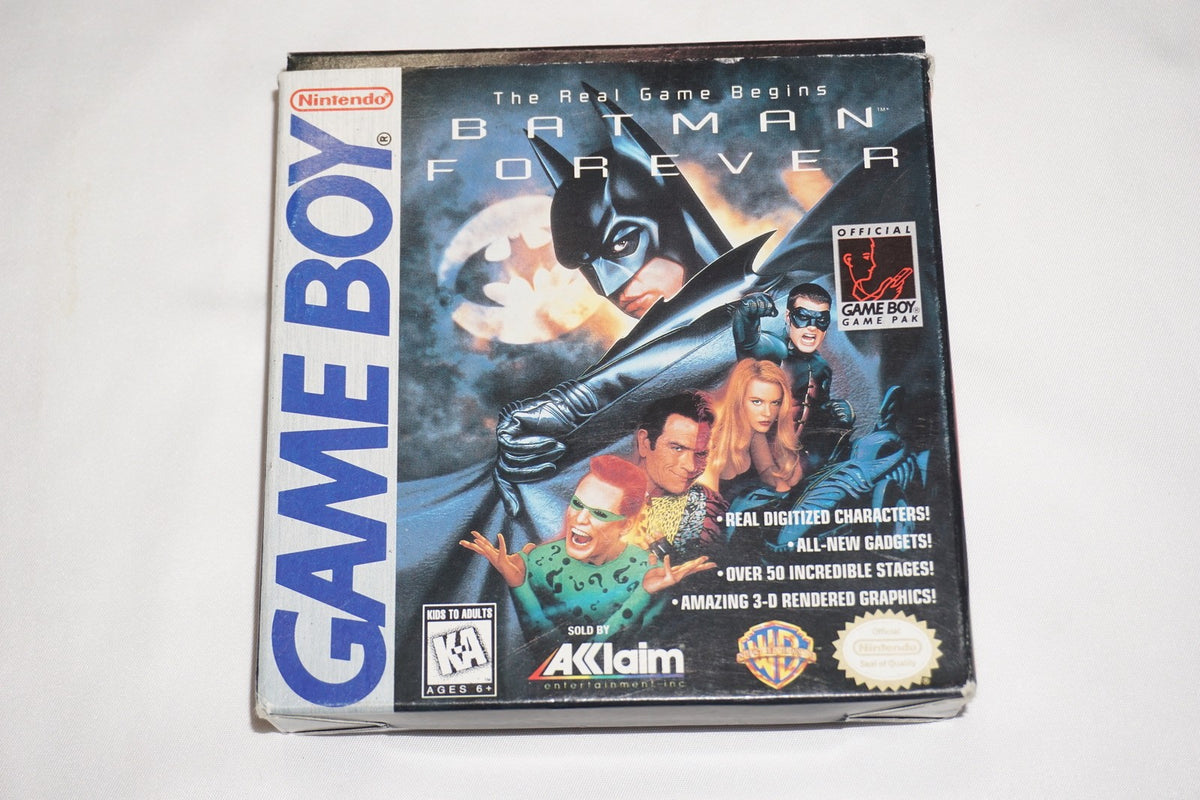 Batman Forever (Nintendo Game Boy) Complete in Box w/ Reg CIB