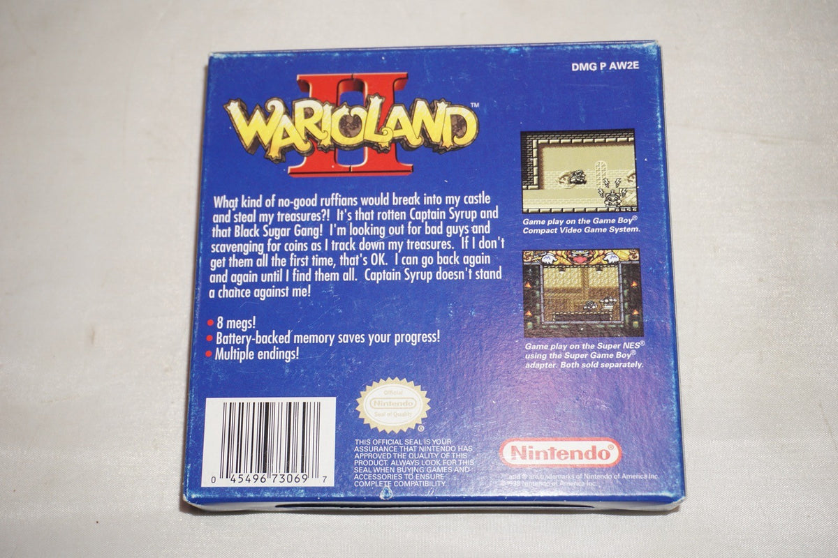 Wario Land II 2 (Nintendo Gameboy Game Boy GB) Complete CIB Authentic