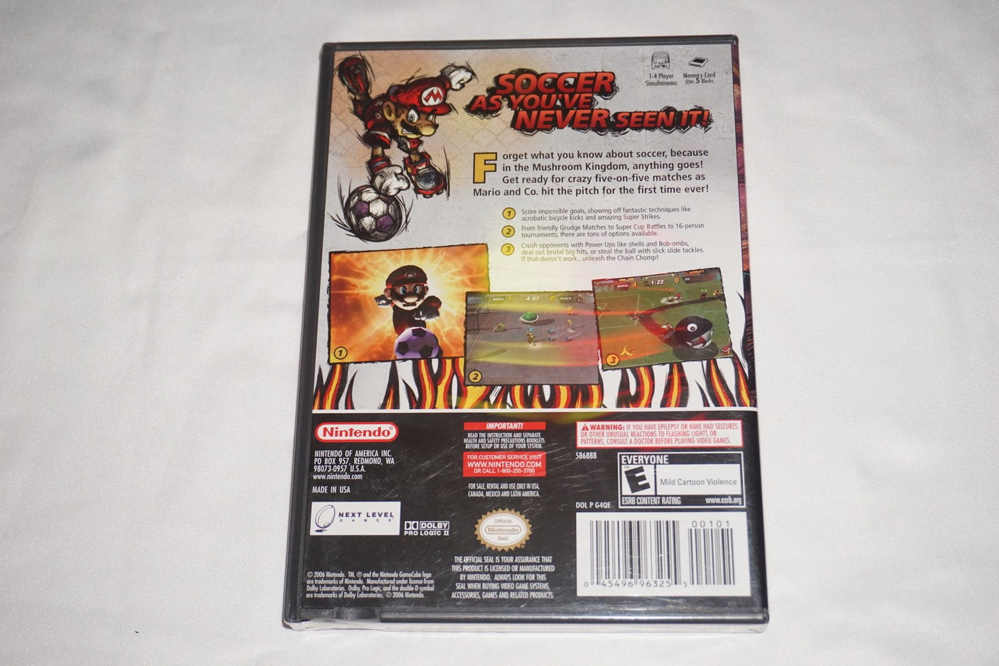 Super Mario Strikers (Nintendo Gamecube) NEW Sealed