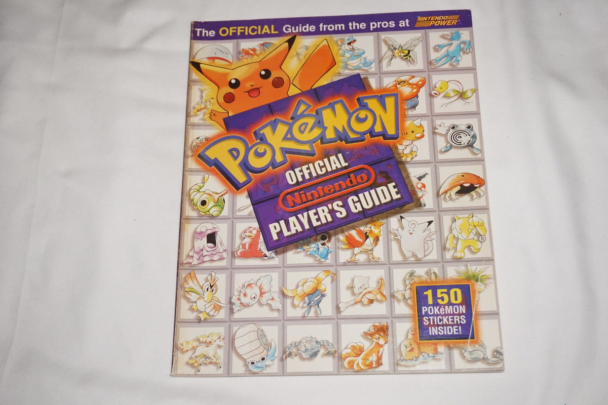 Pokemon Player's Nintendo Power Strategy Guide Game Boy w/ Stickers Red Blue