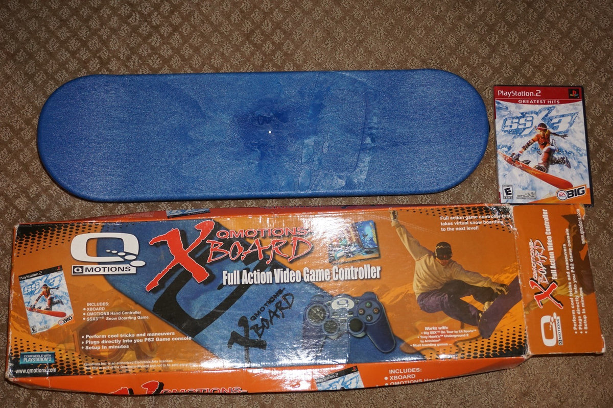 QMotions Board Skateboard w/ SSX 3 (Playstation 2 ps2) NEW in Box