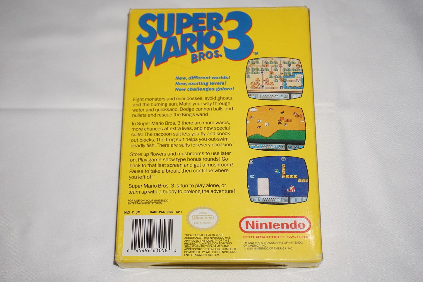 Super Mario Bros 3 (Nintendo NES) Complete in Box CIB