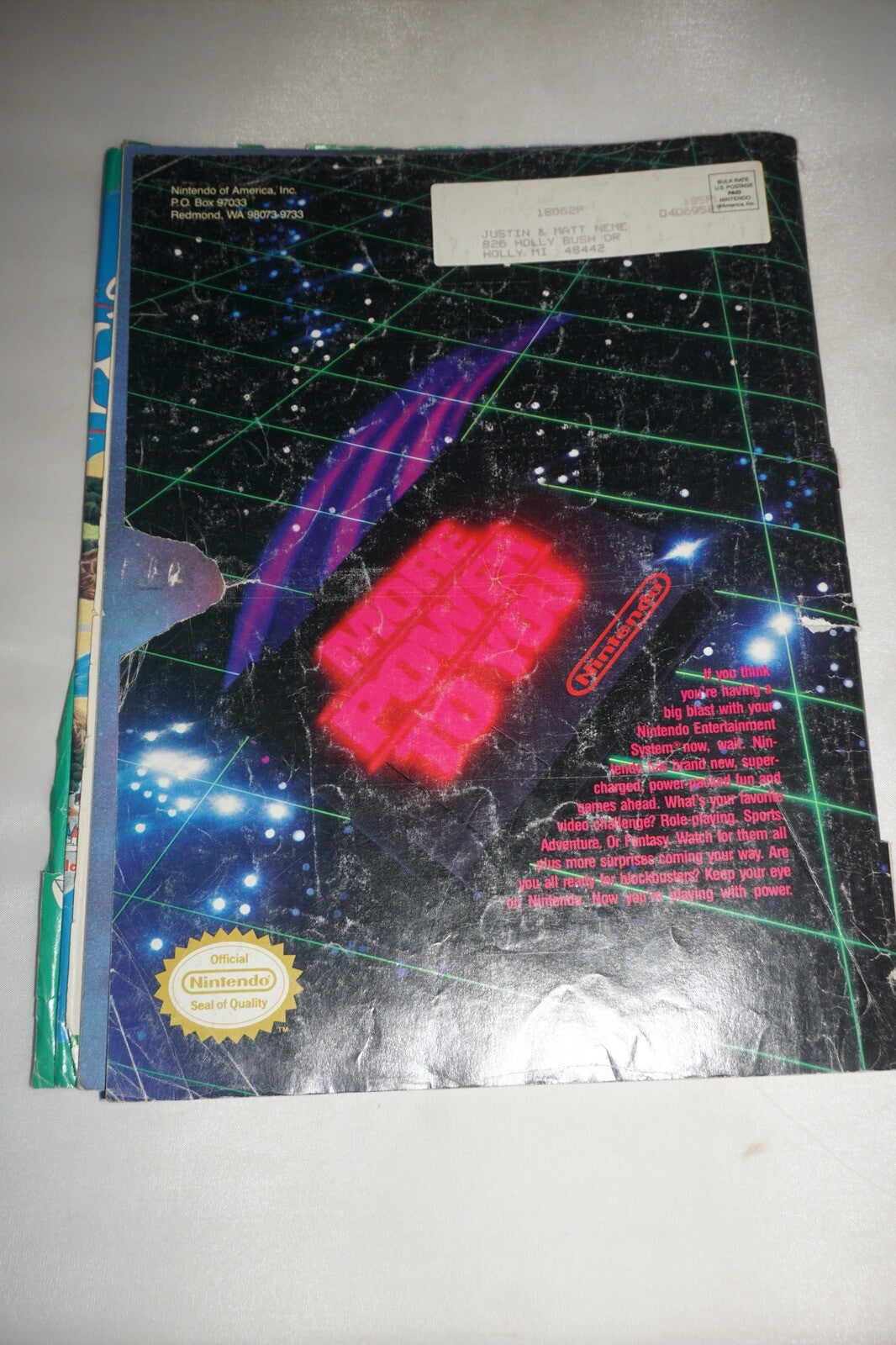 January/February 1989 Zelda II Nintendo Power Magazine #9 Poster