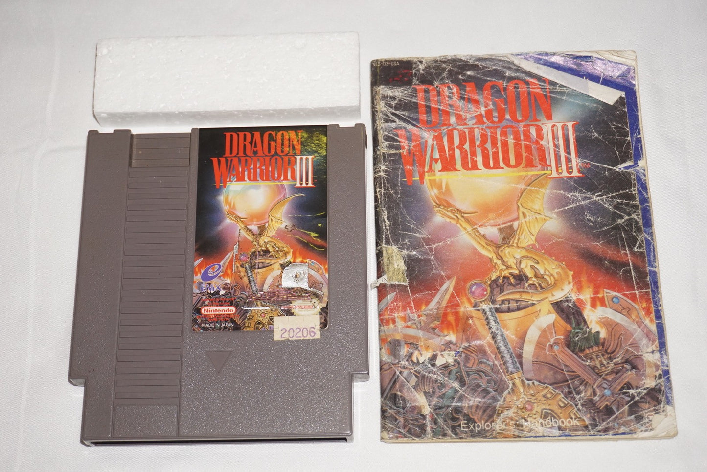 Dragon Warrior III 3 (Nintendo NES) Complete in Box CIB