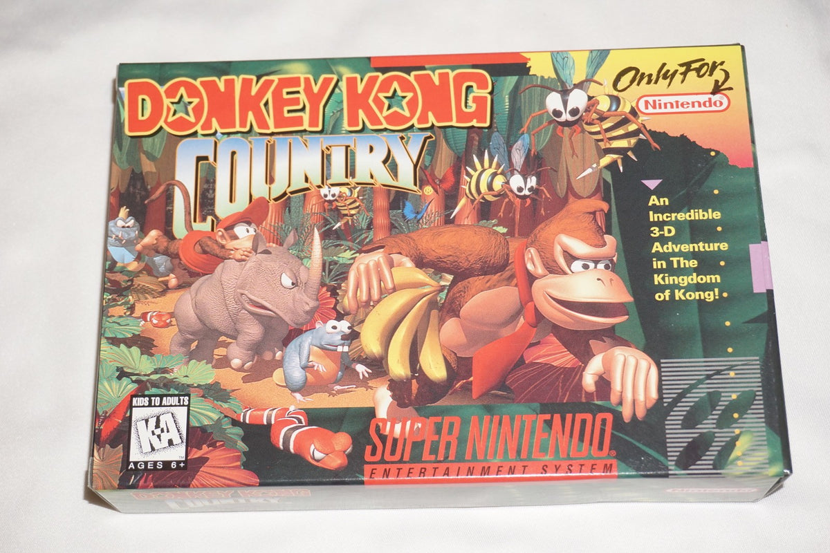 Donkey Kong Country 1 (Super Nintendo SNES) Complete in Box CIB