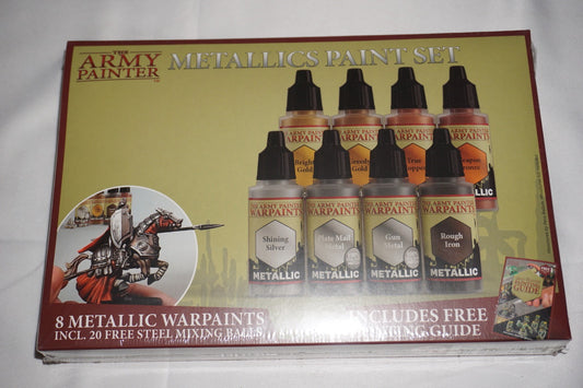 Army Painter Metallics Paint Set NEW