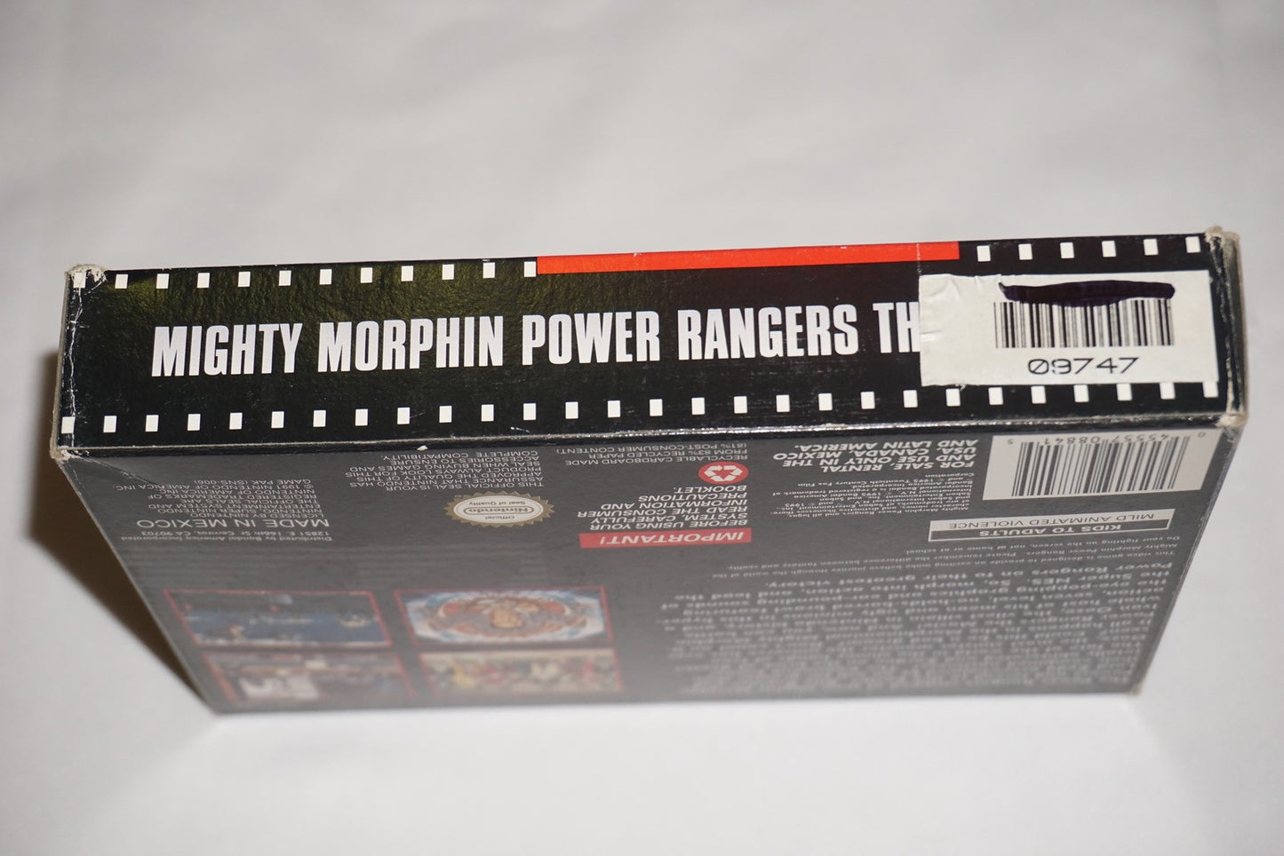 Mighty Morphin Power Rangers: Movie (Super Nintendo SNES) Complete in Box CIB