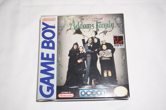 Addams Family (Nintendo Game Boy Game Boy) Complete in Box w/Poster CIB