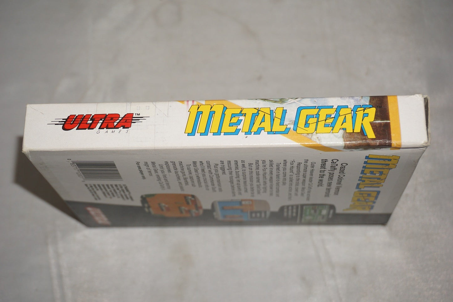 Metal Gear (Nintendo NES) Complete in Box w/ Chart CIB