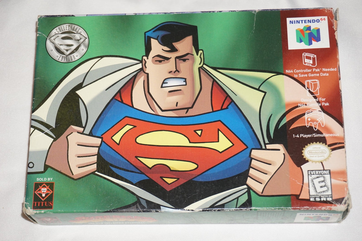 Superman (Nintendo 64 N64) Complete in Box CIB