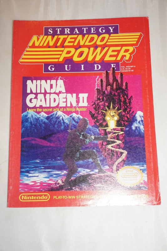 Sg2/Np15 Ninja Gaiden II 2 15 Nintendo Power Magazine #3 Poster