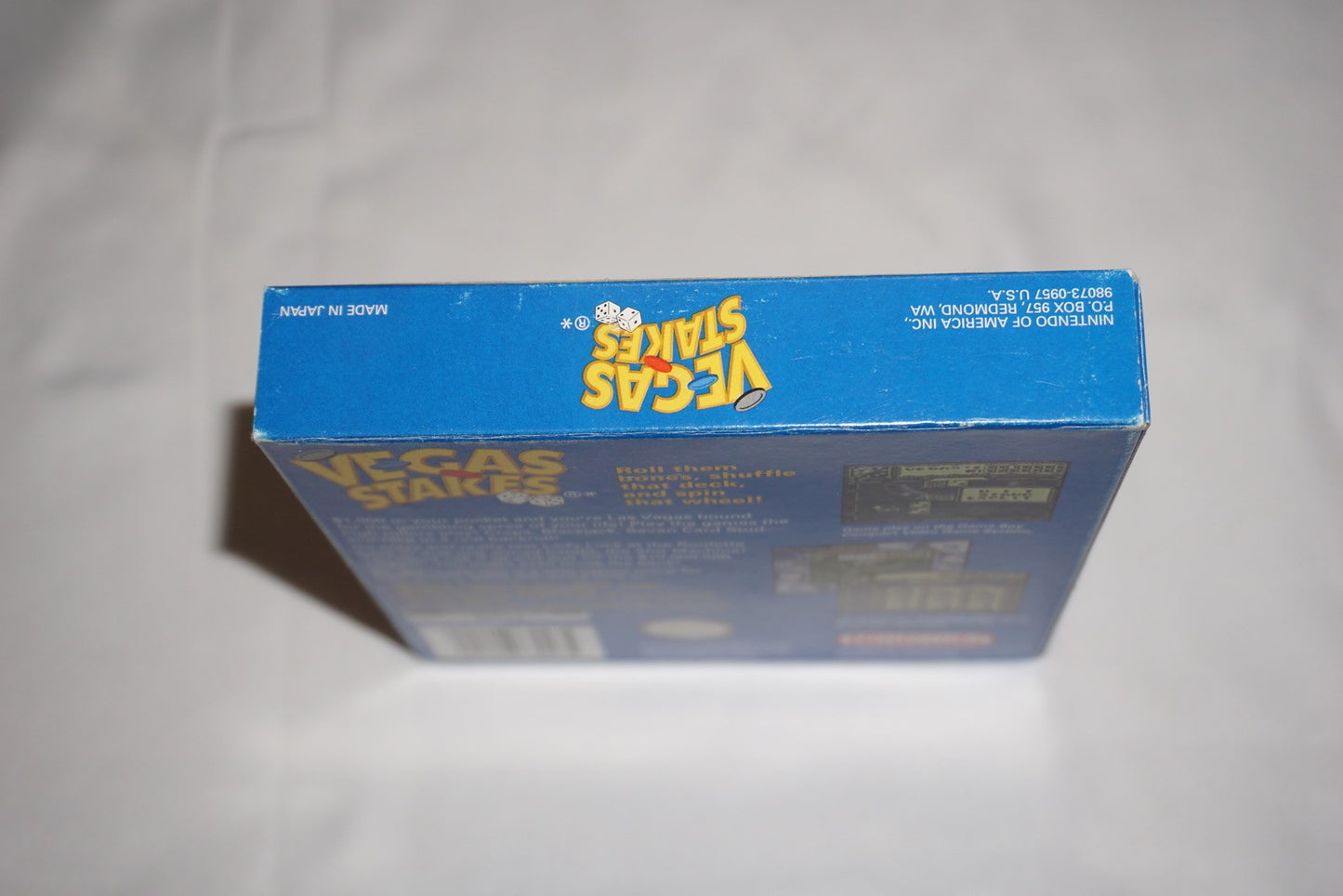 Vegas Stakes (Nintendo Game Boy Gameboy) Complete in Box CIB
