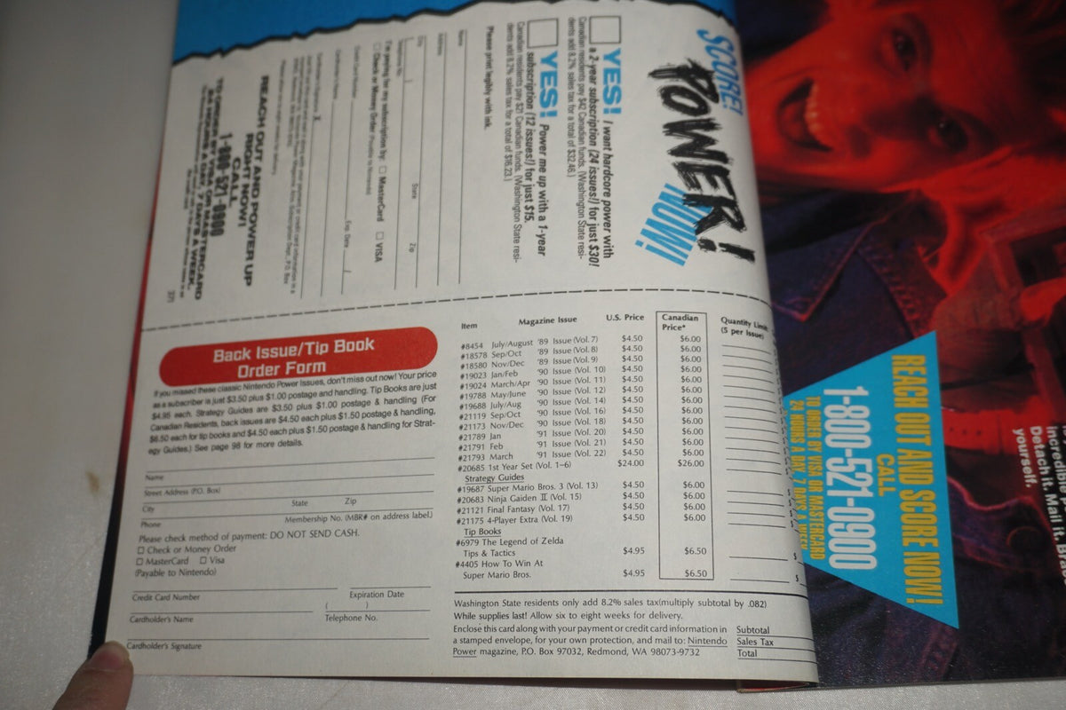 Nintendo Power Vol 23 Power Blade Magazine #1 Poster