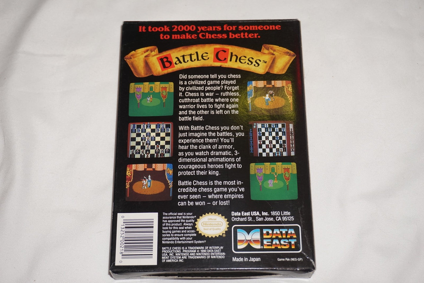 Battle Chess (Nintendo NES) Complete in Box CIB