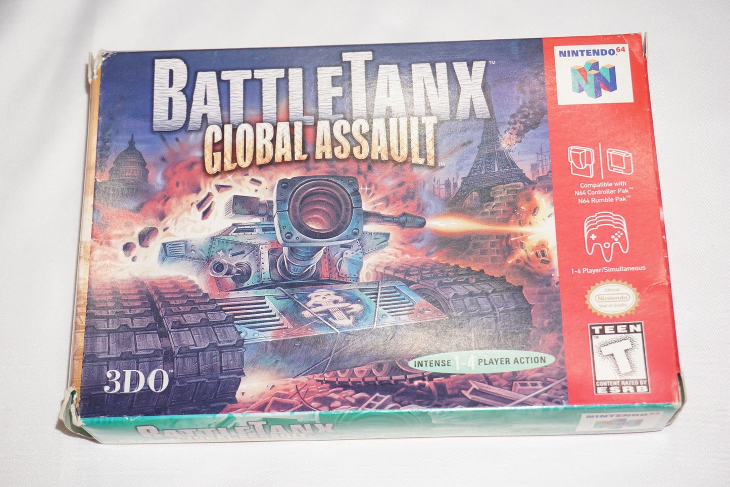 Battletanx Global Assault (Nintendo 64 N64) Complete in Box CIB