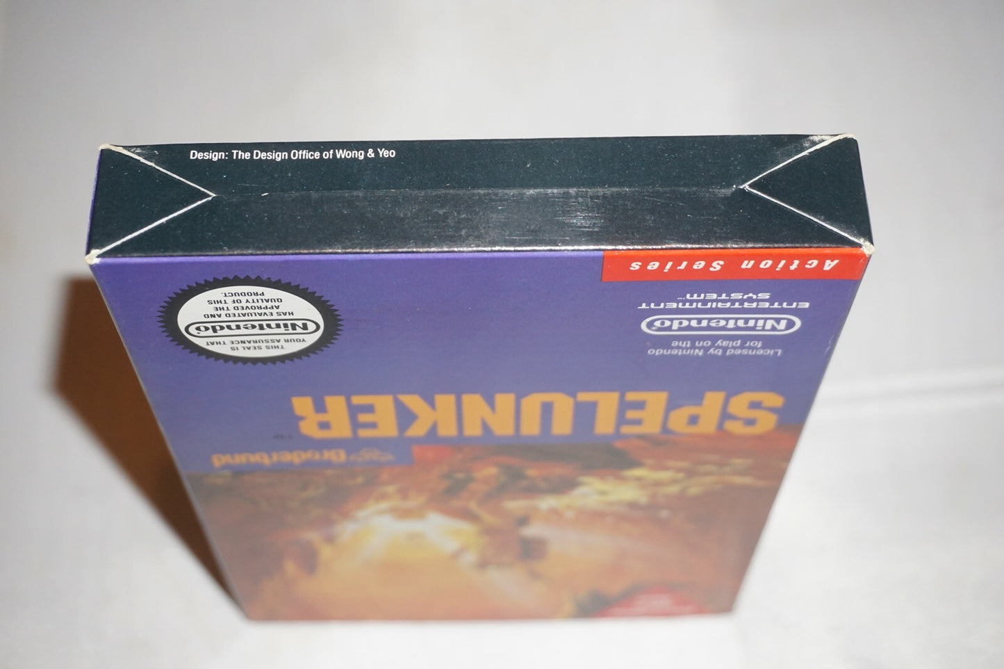 Spelunker HANGTAB (Nintendo NES) Complete in Box CIB Near Mint