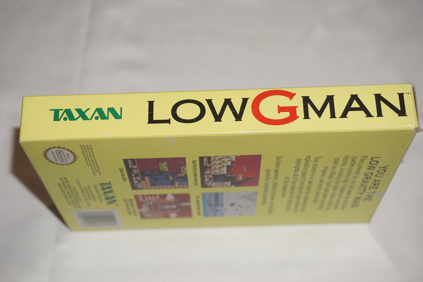 Low G Man (Nintendo NES) Complete in Box w/ Reg Card CIB