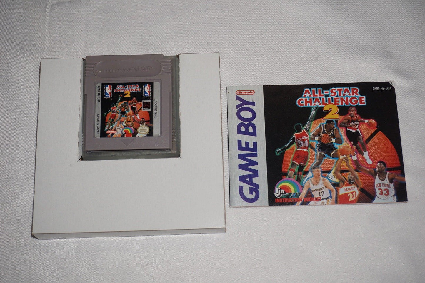 Nba All Star Challenge 2 (Nintendo Game Boy Gameboy) Complete in Box CIB