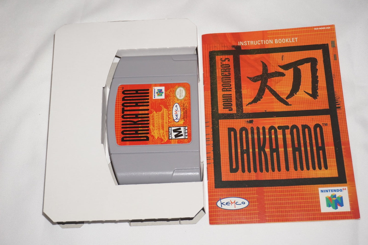 Daikatana (Nintendo 64 N64) Complete in Box CIB