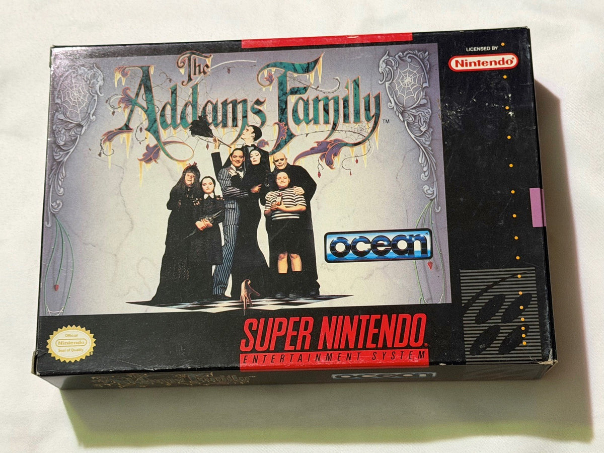 Addams Family (Super Nintendo SNES) Complete in Box CIB