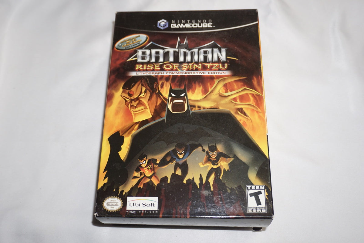 Batman: Rise of Sin Tzu Lithograph Commemorative (Nintendo Gamecube) NEW Sealed