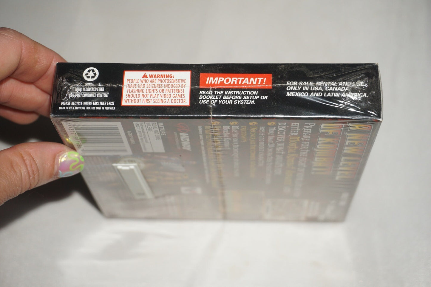 Mortal Kombat MK (Nintendo Gameboy Advance GBA) NEW Factory Sealed