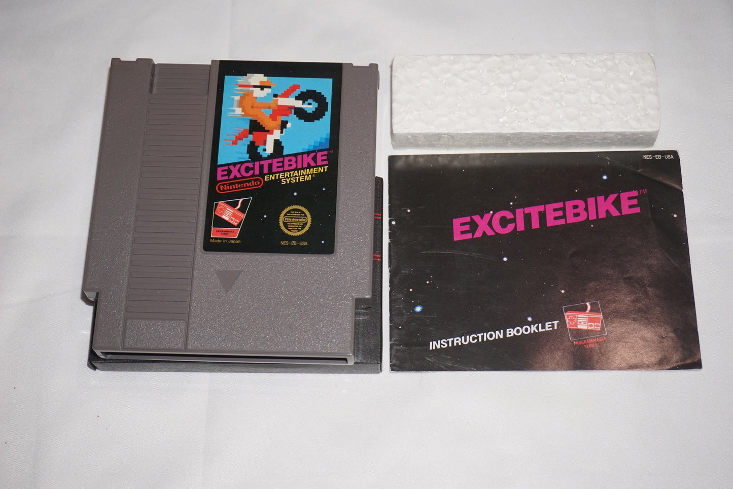 Excitebike Round Rev A (Nintendo NES) Complete in Box CIB