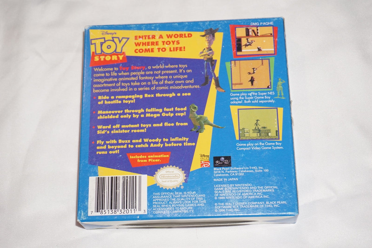 Toy Story (Nintendo Game Boy Game Boy) Complete in Box w/ Poster Reg CIB