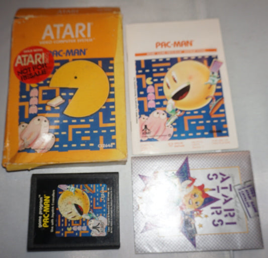 Pac Man Not for Resale (Atari 2600) Complete In Box #3