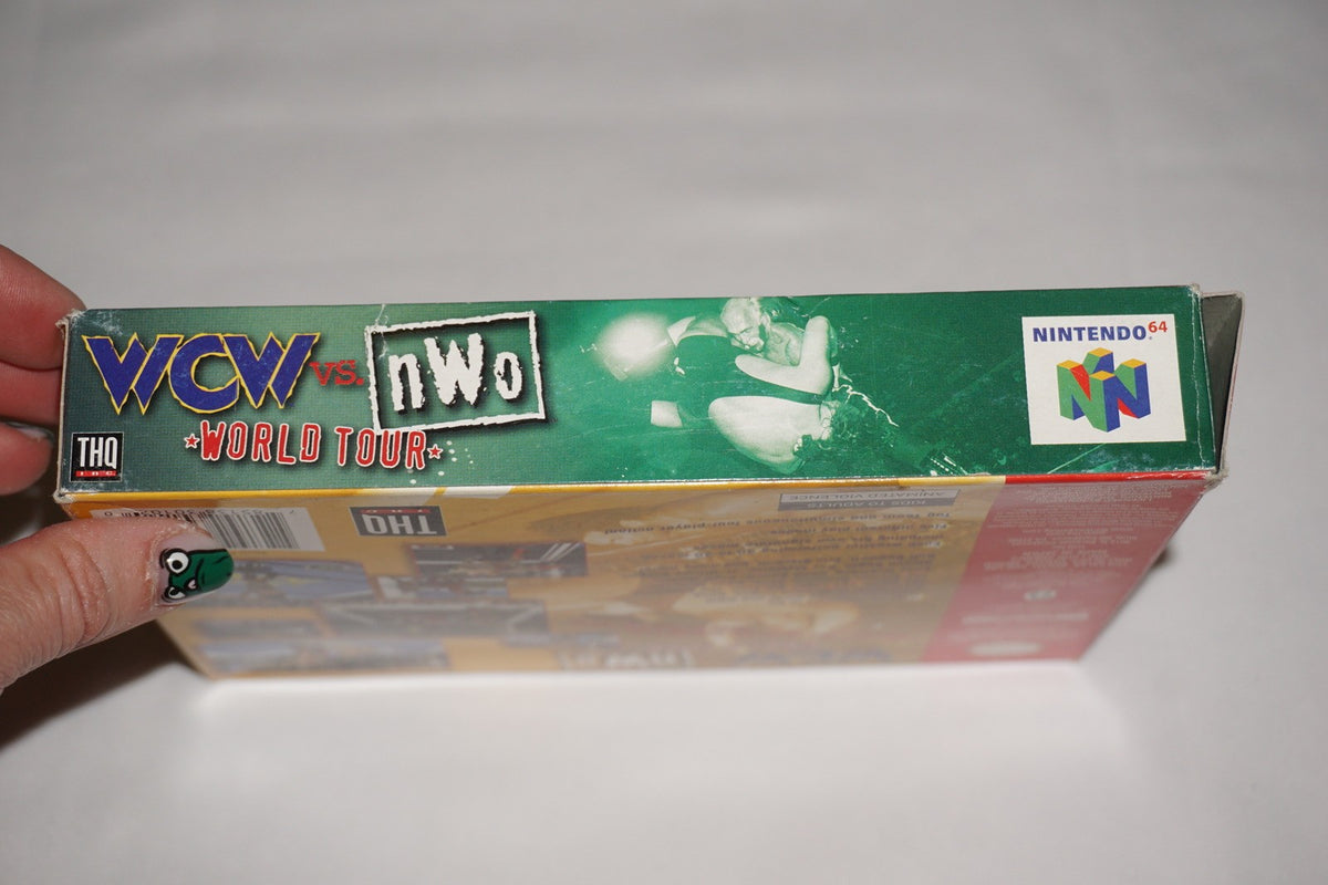 WCW Nwo World Tour (Nintendo 64 N64) Complete in Box CIB