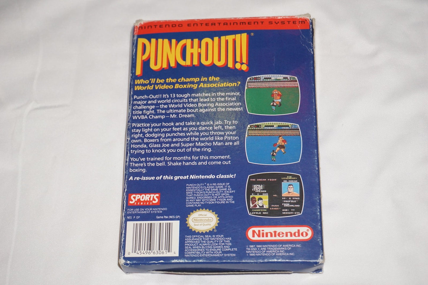 Punch Out (Nintendo NES) Complete in Box CIB