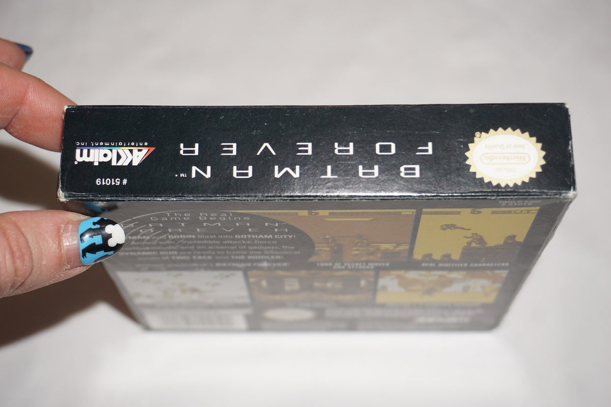Batman Forever (Nintendo Game Boy) Complete in Box w/ Reg CIB