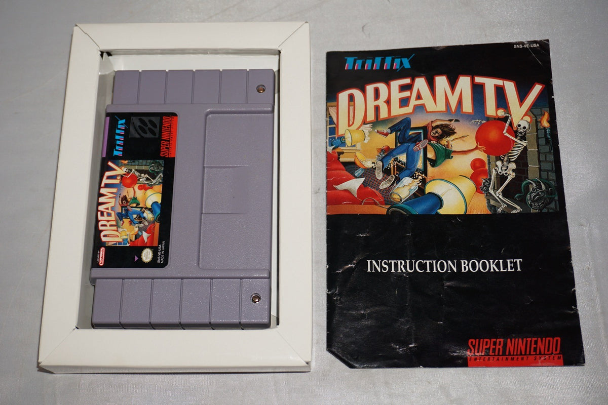 Dream Tv T.V (Super Nintendo SNES) Complete in Box CIB