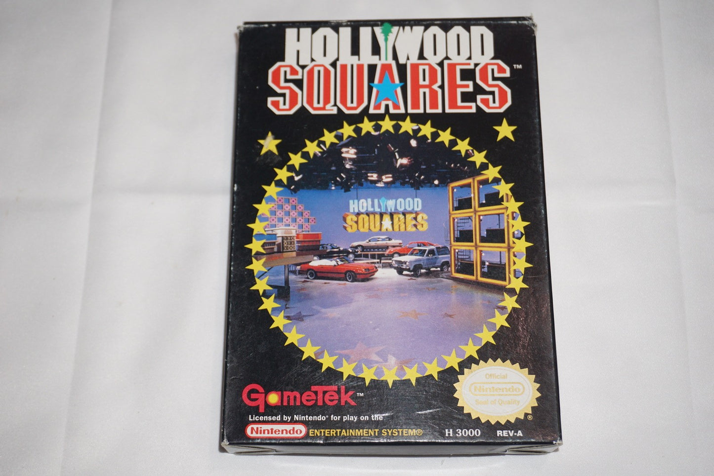 Hollywood Squares Black Box Variant (Nintendo NES) Complete in Box CIB