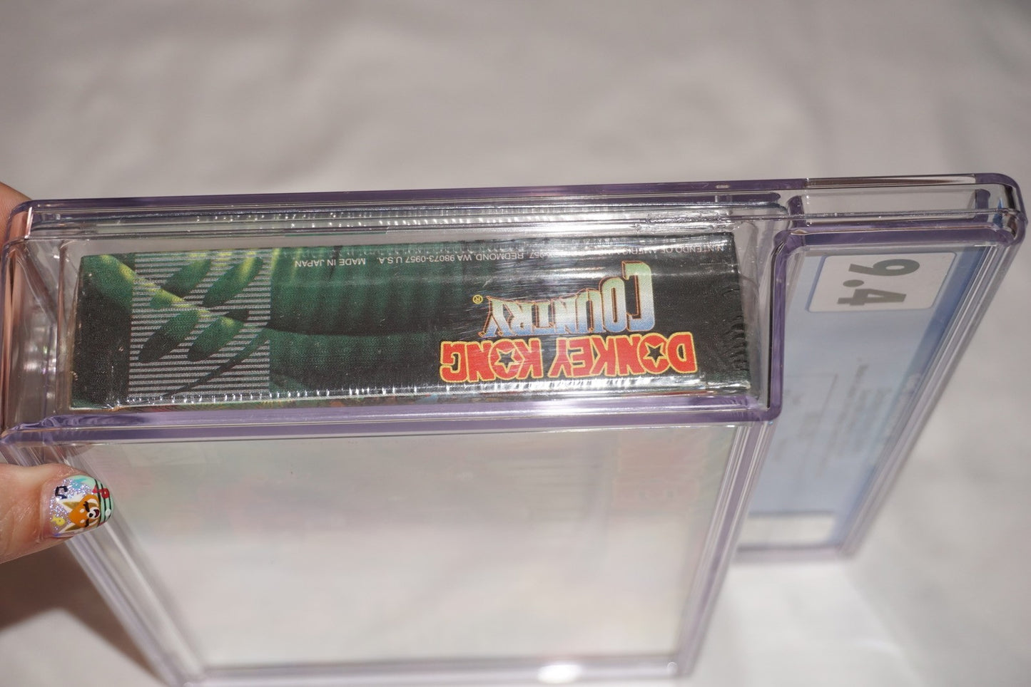 Donkey Kong Country 1 (Nintendo NES) CGC 9.4 A+ NEW Sealed