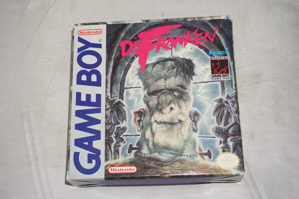 Dr Franken (Nintendo Gameboy Game Boy GB) Complete w/ Reg Card CIB Authentic