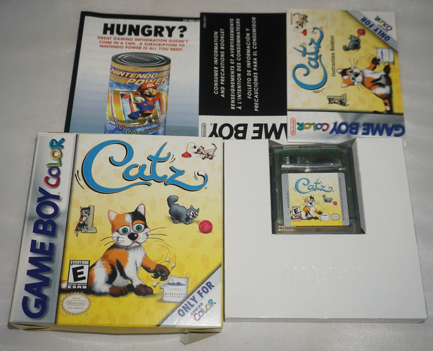 Catz (Nintendo Gameboy Boy Color GBC) Complete in Box