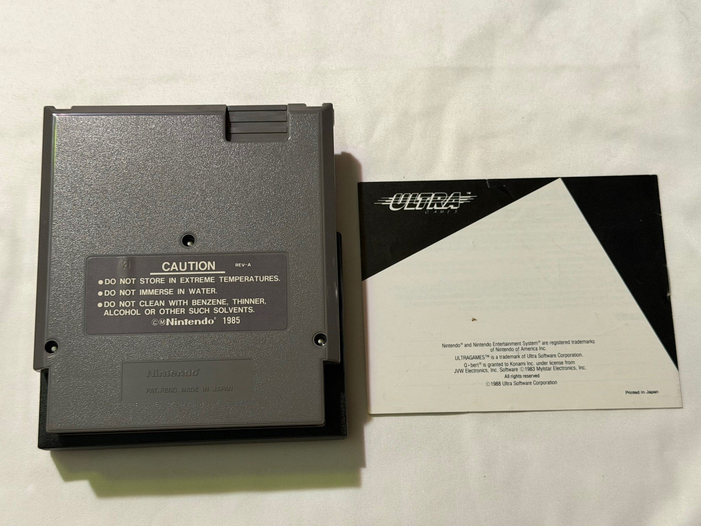 QBert Q Bert (Nintendo NES) Complete in Box CIB