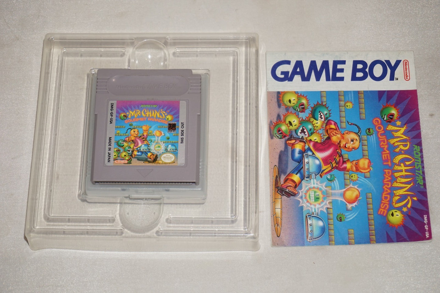Mr Chin's Gourmet Paradise (Nintendo Gameboy Game Boy GB) Complete CIB Authentic