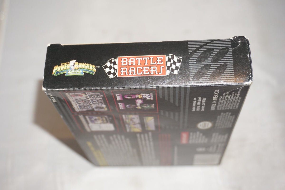 Power Rangers Zeo Battle Racers (Super Nintendo SNES) Complete in Box CIB