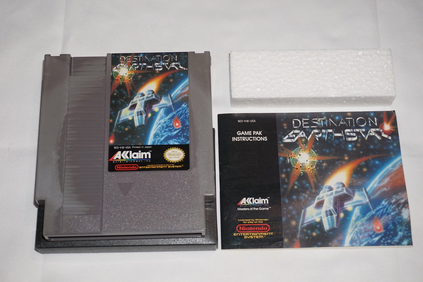 Destination Earthstar (Nintendo NES) Complete in Box CIB Near Mint
