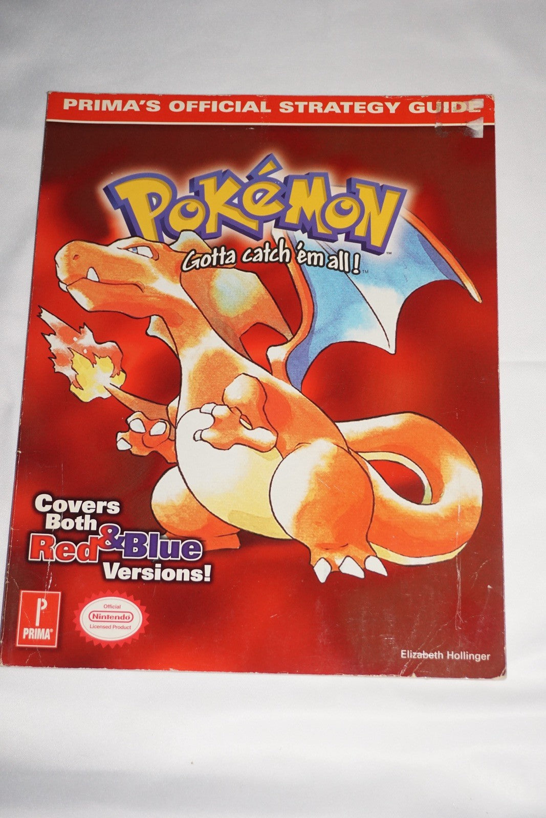 Pokemon Blue & Red Prima Official Strategy Guide Nintendo Game Boy Charizard