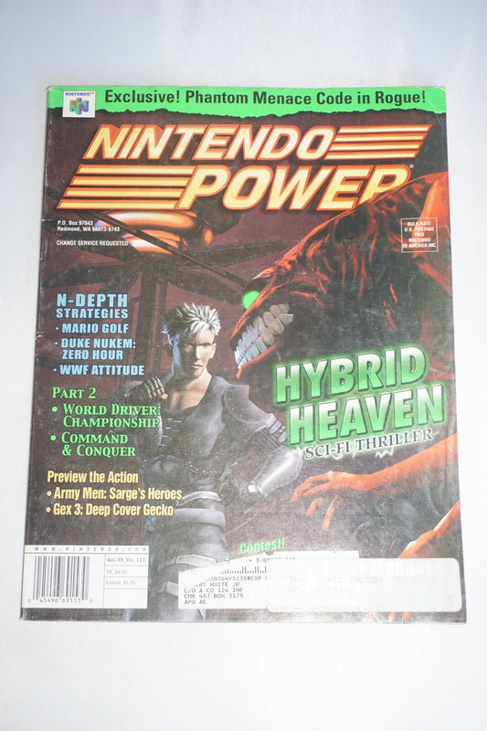 Nintendo Power Vol 123 Hybrid Heaven Magazine #6 Poster Comic Album