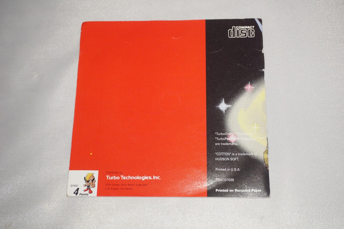 Cotton: Fantastic Night Dreams (Turbo Grafx CD) Complete in Case Turbografx
