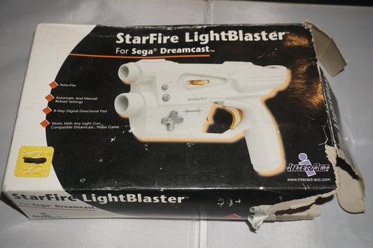 Interact Starfire Lightblaster Gun (Sega Dreamcast) Complete in Box CIB