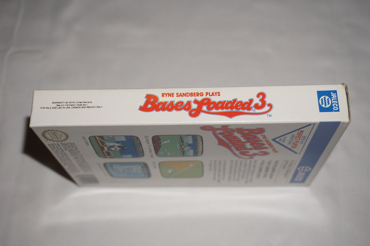 Bases Loaded 3 III (Nintendo NES) Complete in Box CIB