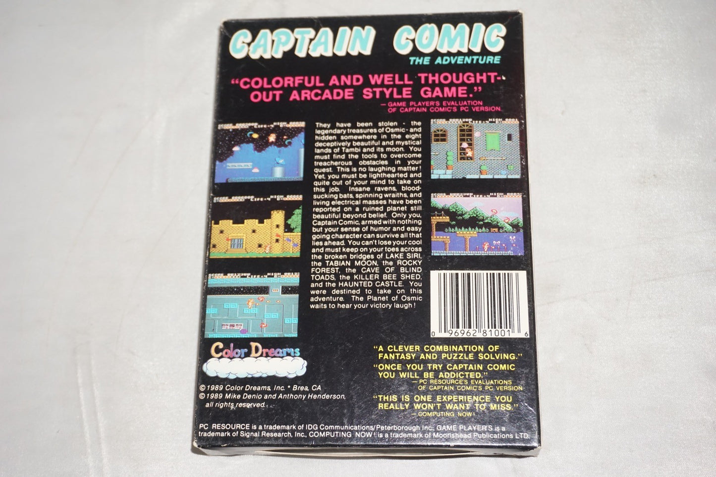 Captain Comic (Nintendo NES) Complete in Box CIB
