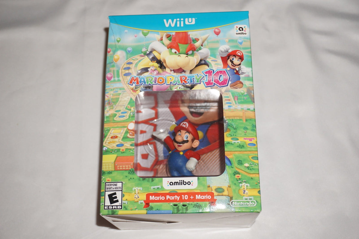 Mario Party 10 (Nintendo Wii U) NEW Sealed w/ Mario Amiibo
