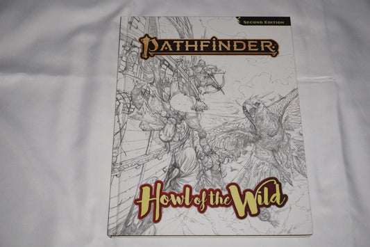 Howl Of The Wild Sketch Cover Second Edition Hardcover Book Pathfinder NEW