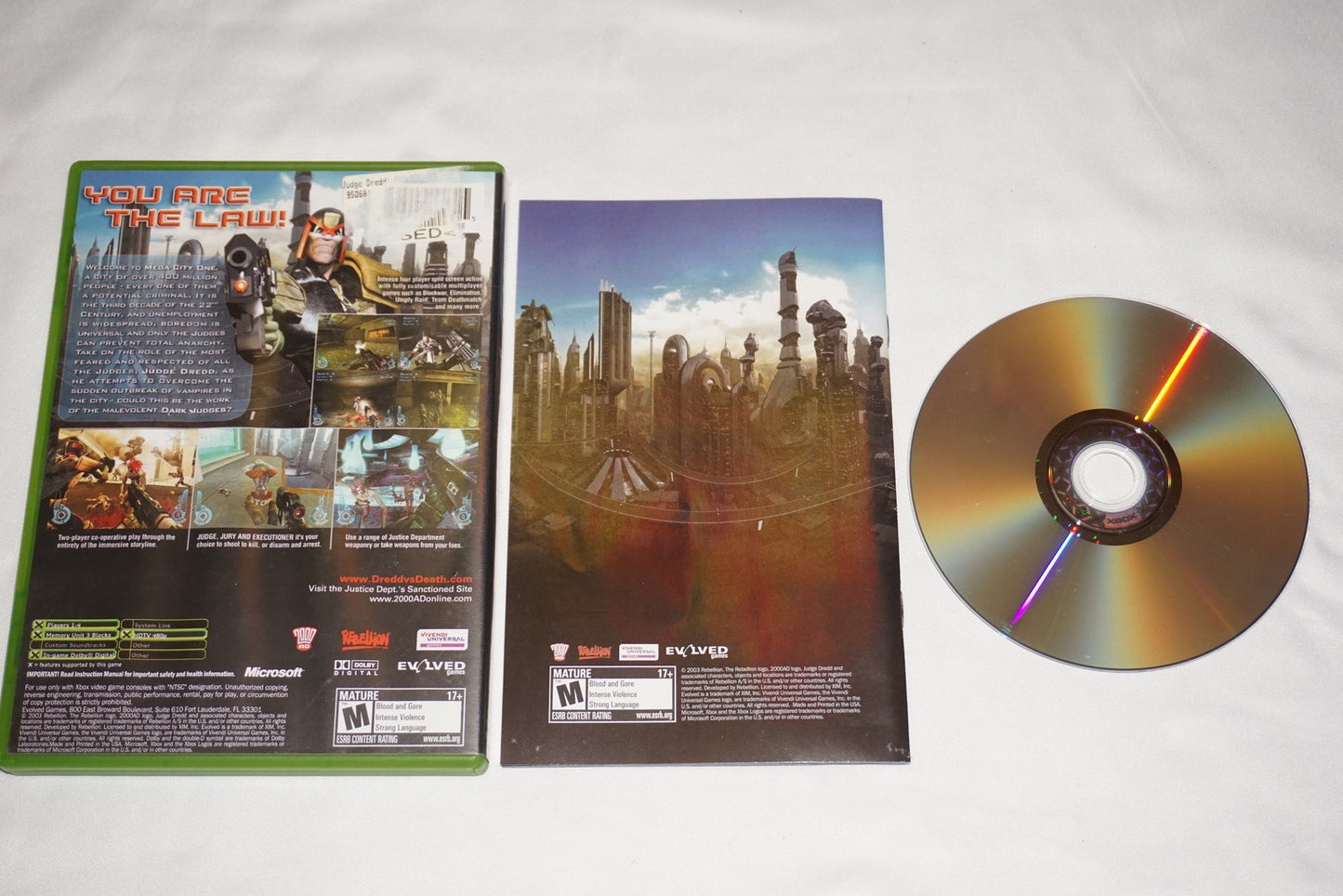 Judge Dredd: Dredd vs Death (Microsoft Xbox) Complete